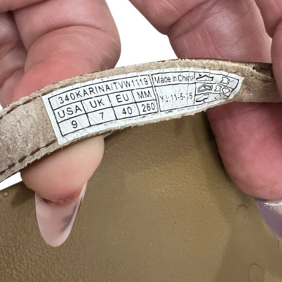 Vionic Karina Rose Gold Orthopedic Arch Support Thong Sandal women's size 9 - Picture 5 of 6